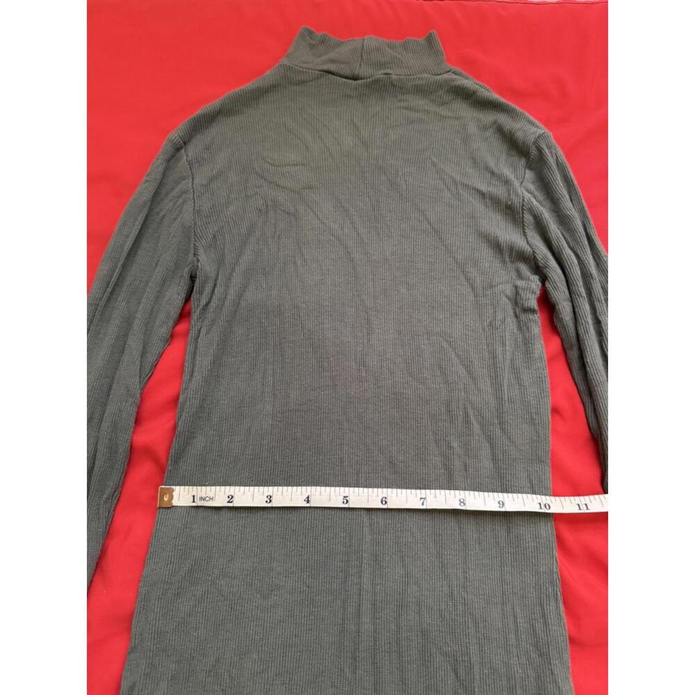 ASOS Knit Mock Neck Mini Dress in Army Green (US 4) - Picture 5 of 6